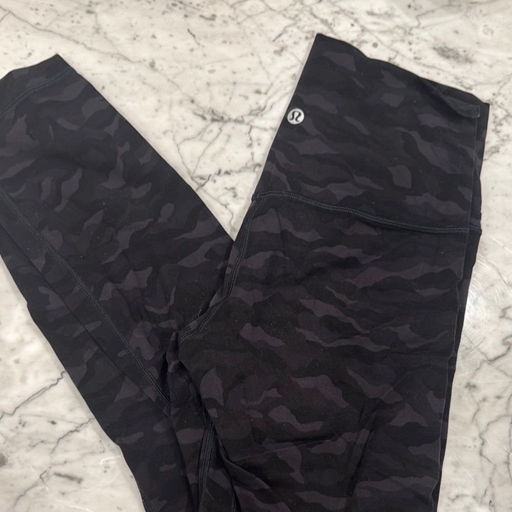 Lululemon Black Camo Leggings